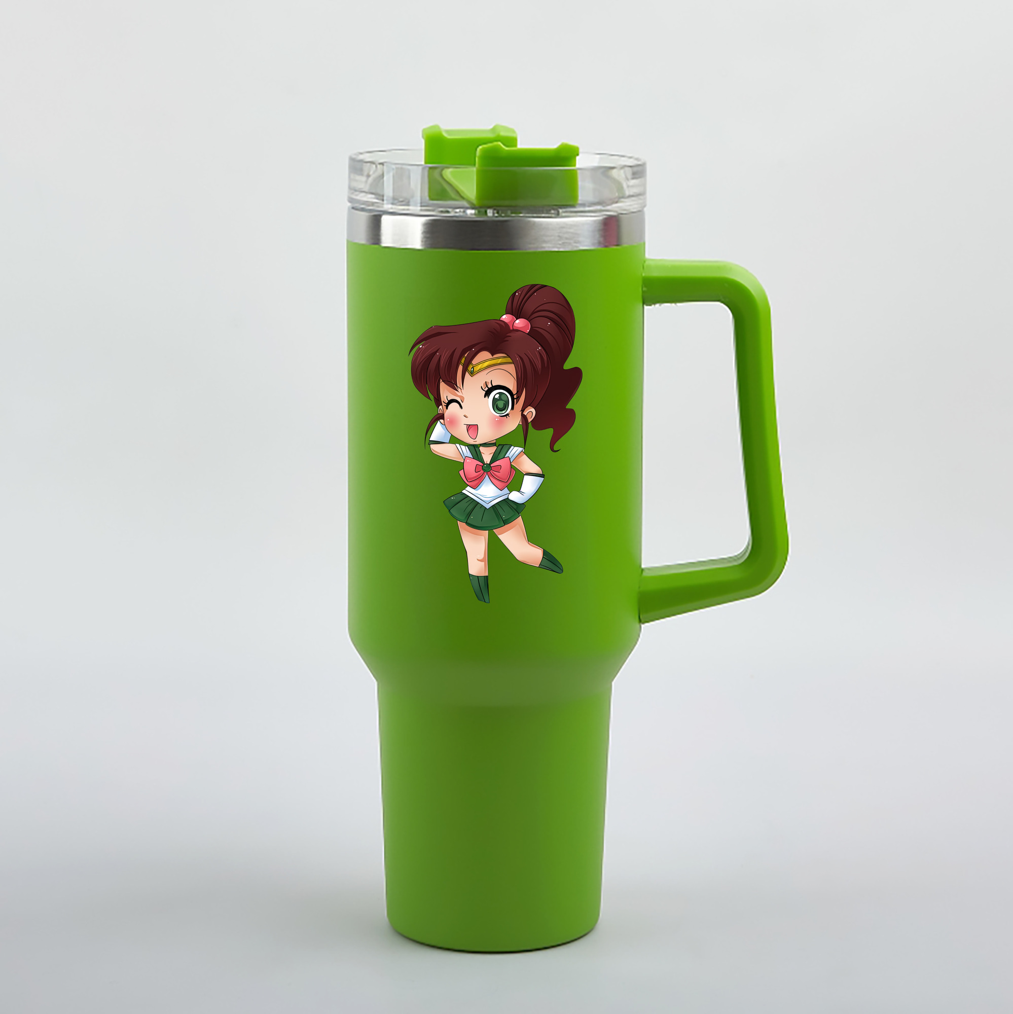 （画像用） 美少女戦士セーラームーン 木野 まこと きの まこと Sailor Moon Kino Makoto （セーラージュピター；Sailor Jupiter） 1200mL車用タンブラー（カラープリント）